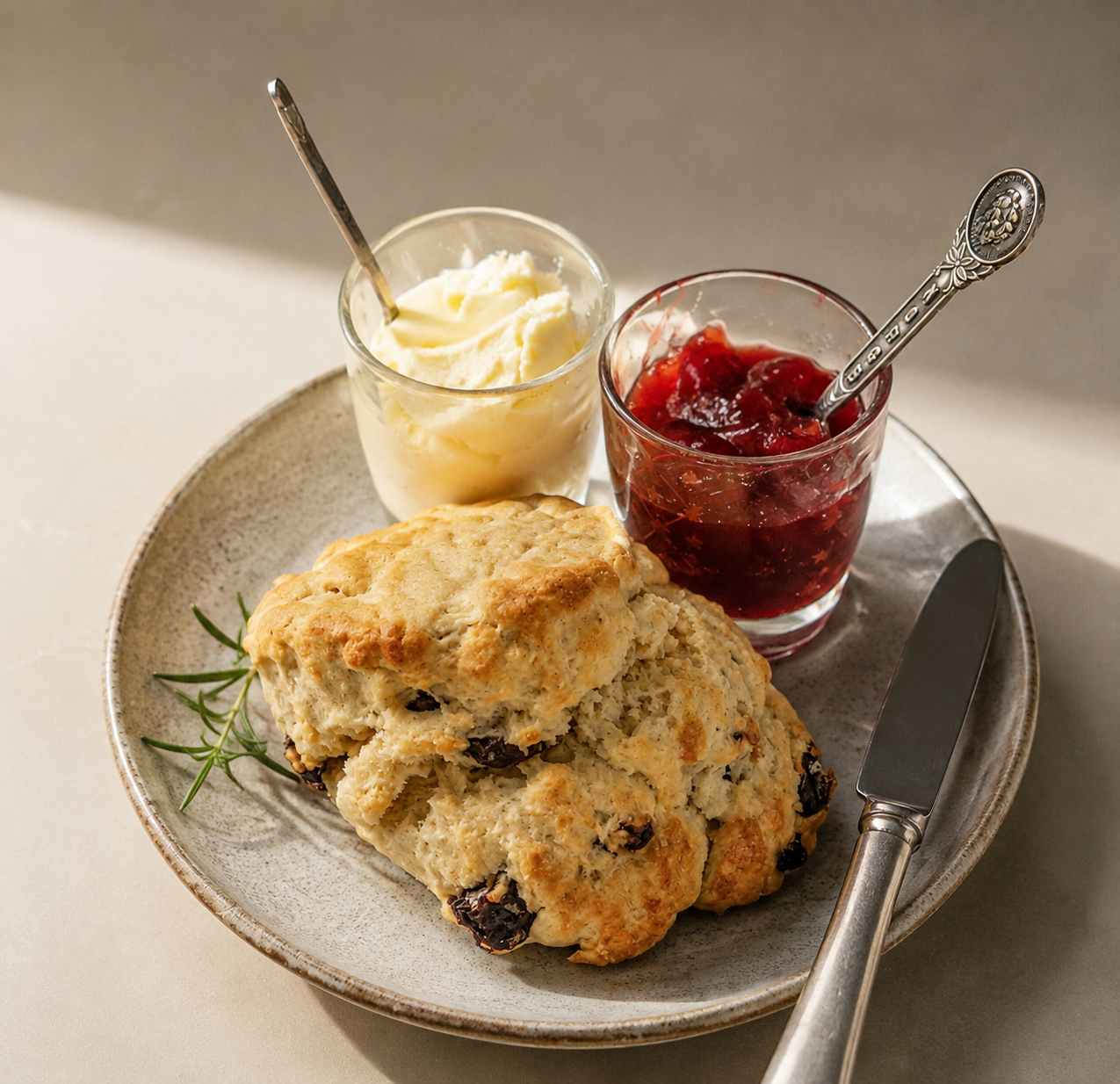 Artisan Tea Room scone and cream tea